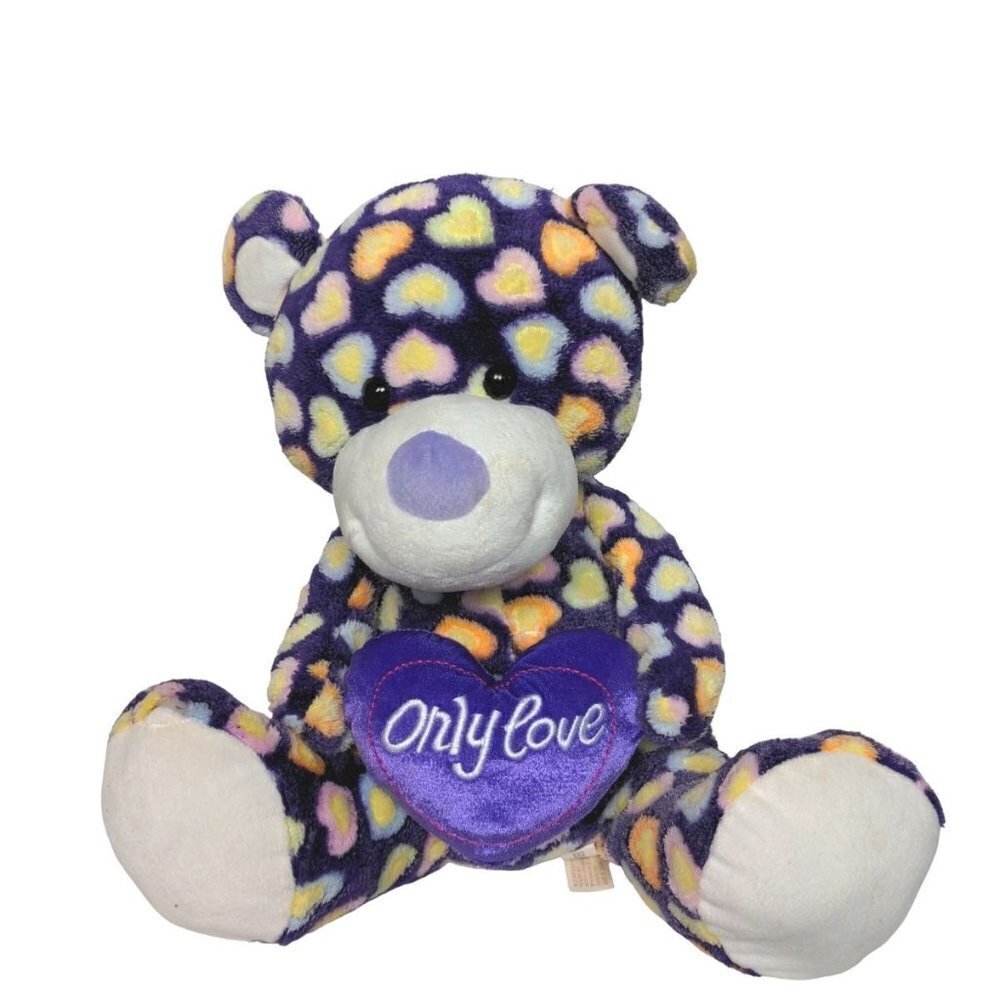 Dan Dee Multicolor Hearts Plush Stuffed Animal 16 Inch